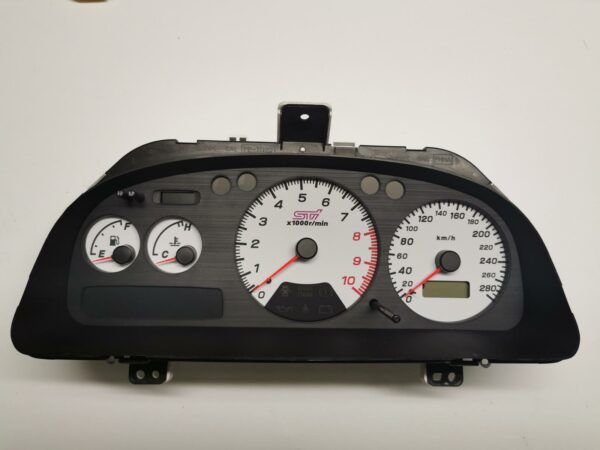 subaru impreza wrx sti v4 280 kmh kph tacho gauge cluster dials