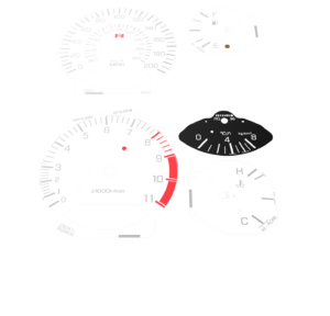 Nissan Skyline R34 Speedometer cluster HKS Nismo Mine's 320 km/h 200 mph