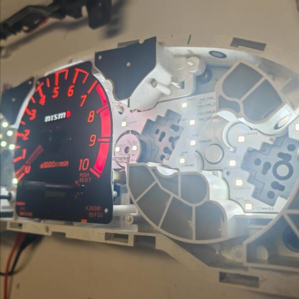 Nissan Silvia S15 instrument cluster meter gauge led custom