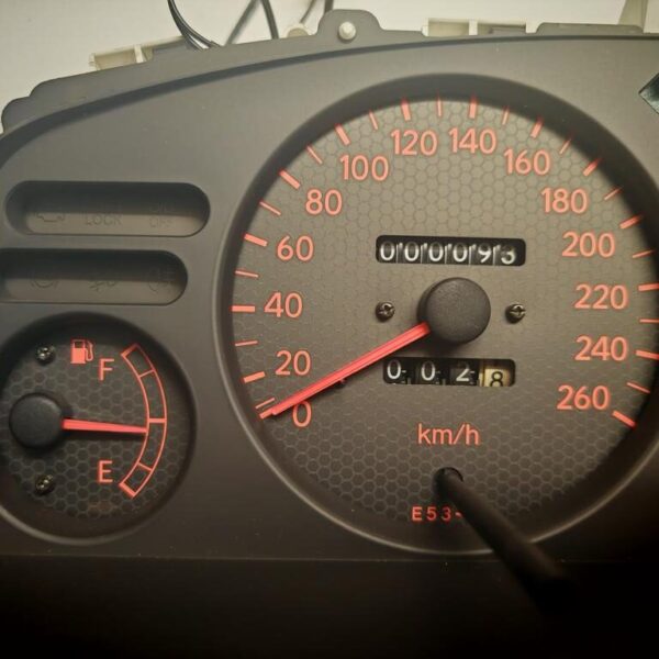 Toyota Corolla E11 gauge cluster meter custom 260 km/h wrc intrument cluster