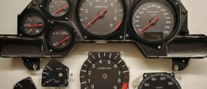 mazda rx-7 fd3s gauge cluster custom mazdaspeed recalibration calibration 300kmh meter speedometer