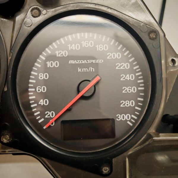 mazda rx-7 fd3s gauge cluster custom mazdaspeed recalibration calibration 300kmh meter speedometer