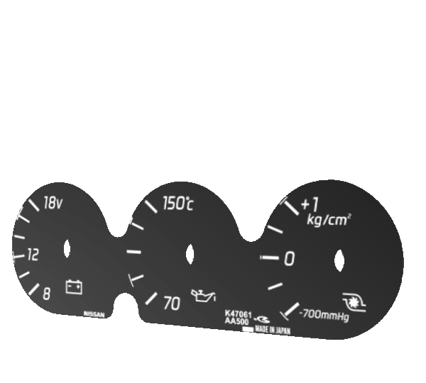 Triple Gauge Nissan Skyline R34 custom dials HKS NISMO